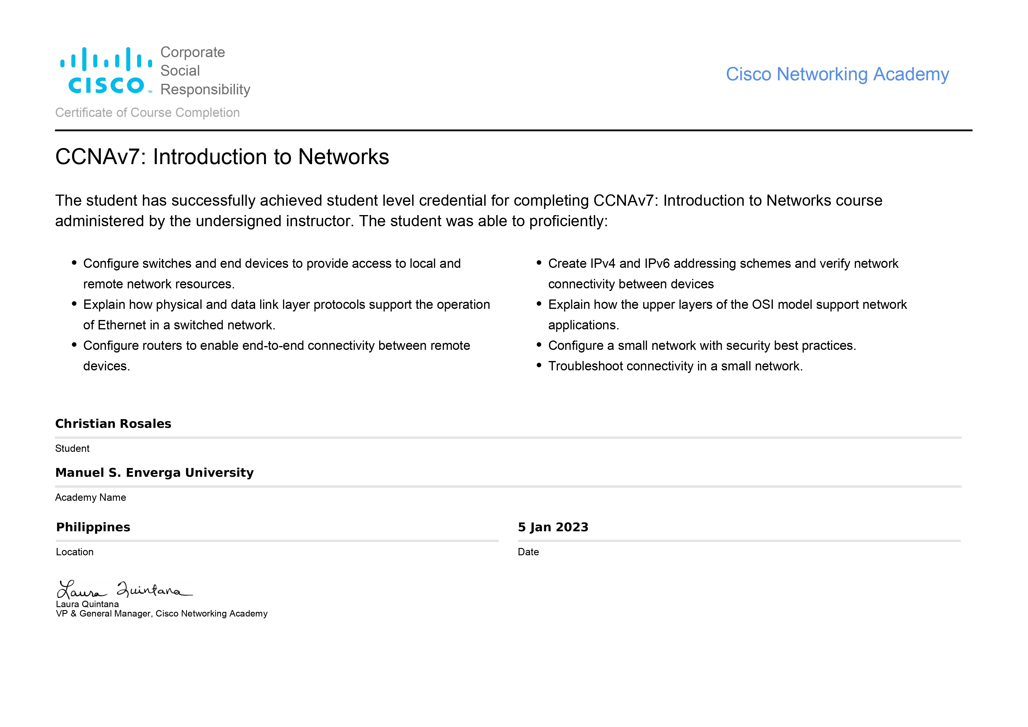 CCNA: Introduction to Networks